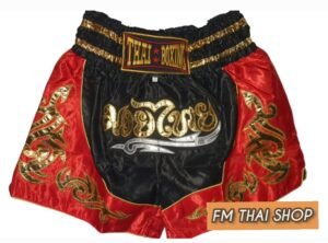 Short Muay Thai Rouge