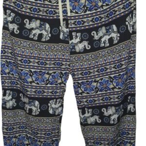 L'emblématique sarouel motif éléphant est le pantalon le plus confortable que vous n’aurez jamais porté ! Léger et très agréable, ce sarouel convient parfaitement pour les hommes et pour les femmes. Disponible en taille unique, il s'adapte à toutes les morphologies, grâce à sa matière élastique (viscose), et est disponible en 3 couleurs différentes.