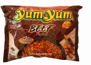 SOUPE DE NOUILLES AU BŒUF 60G YUMYUM - Yum Yum Noodle Beef Flavour (60 g) - ยำยำก๋วยเตี๋ยวสำเร็จรูป รสเนื้อ