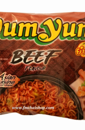 SOUPE DE NOUILLES AU BŒUF 60G YUMYUM - Yum Yum Noodle Beef Flavour (60 g) - ยำยำก๋วยเตี๋ยวสำเร็จรูป รสเนื้อ