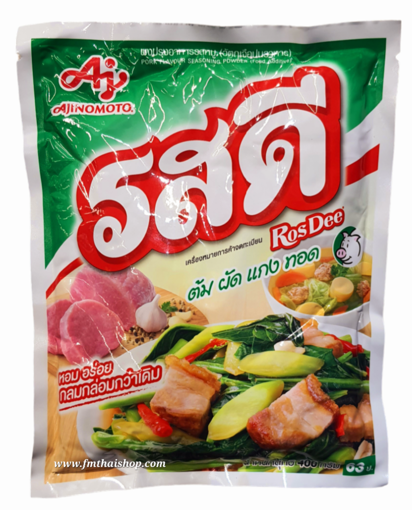 Ros Dee 400 g -รสดีผงปรุงรสหมู 400 g