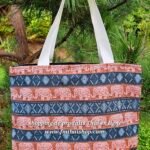 tote bag bleu rouge