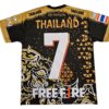 maillot foot thailande black