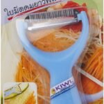 Kiwi - Éplucheur à bandes – Couteau à éplucher, bleu