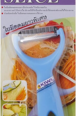 Kiwi - Éplucheur à bandes – Couteau à éplucher, bleu
