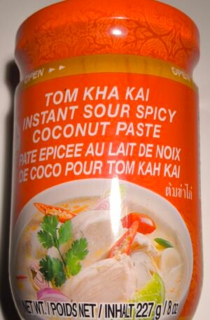 tom kha kai instatant sour spicy coconut paste - pate épicée au lait de noix de coco pour tom kah khai