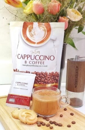 café instantané cappuccino b coffee 150g - Cappuccino B Coffee - instant coffee cappuccino powder be coffee brand - กาแฟคาปูชิโนปรุงสำเร็จชนิดผงตราบีคอฟฟี่ 150 g