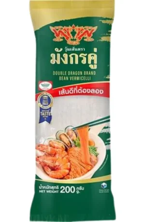 วุ้นเส้นตรามังกรคู่