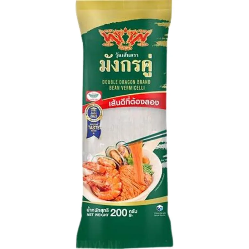 วุ้นเส้นตรามังกรคู่