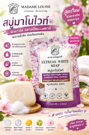 MADAME LOUISE SOAP -EXTREME WHITE SOAP สบู่มาดามหลุยส์